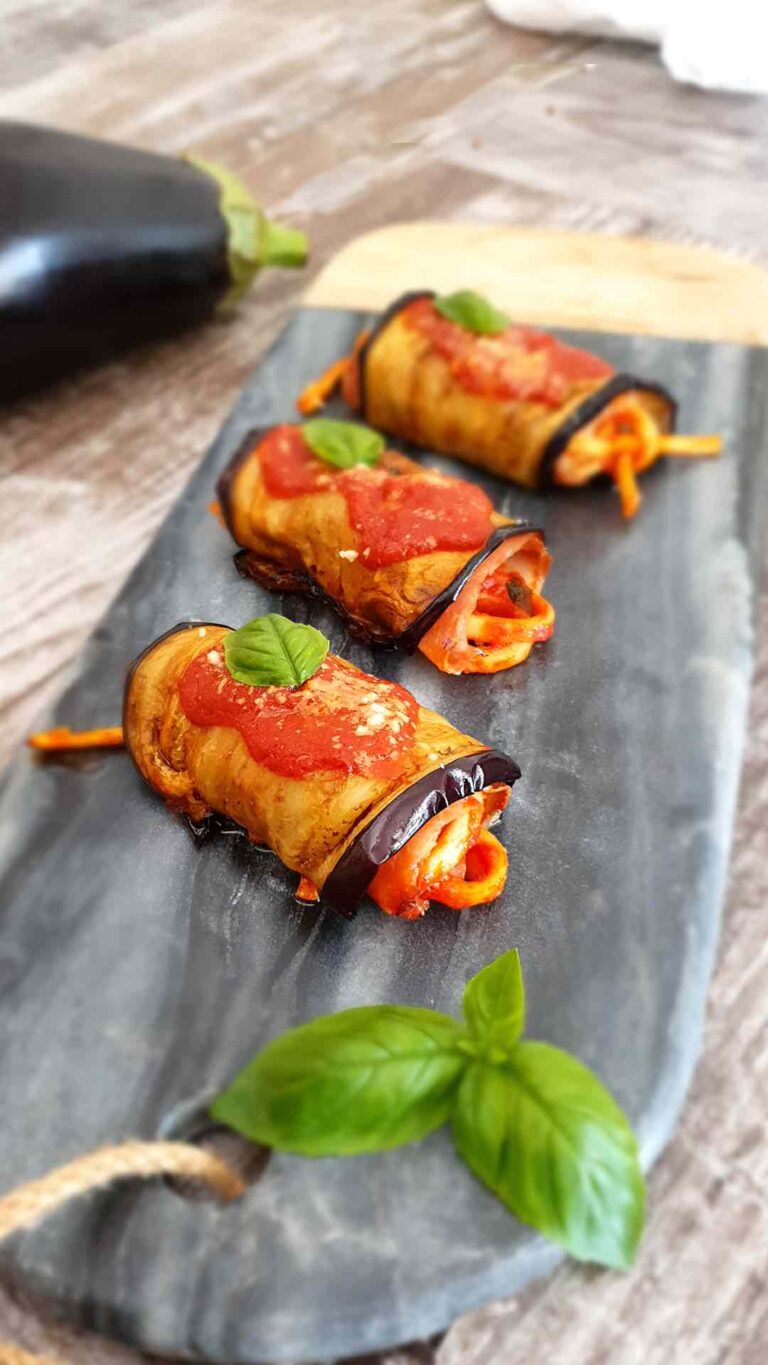 Bella Italia Fileja Calabresi eggplant involtini Bella Italia